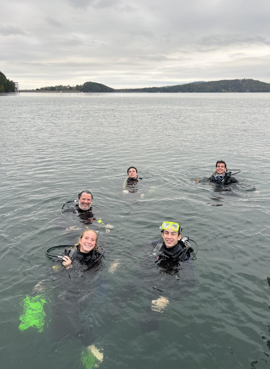 Scuba Club at lake Jocassee. 